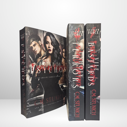 Scarlett Force Set Signed by C.M. Stunich