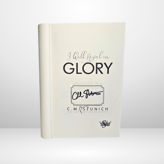 Clear Double Border Bookplate Signed by C.M. Stunich