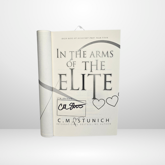 Clear Left Side Name Bookplate Signed by C.M. Stunich