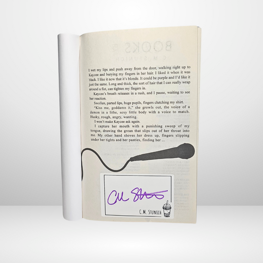 White Boba (Right) Bookplate Signed by C.M. Stunich