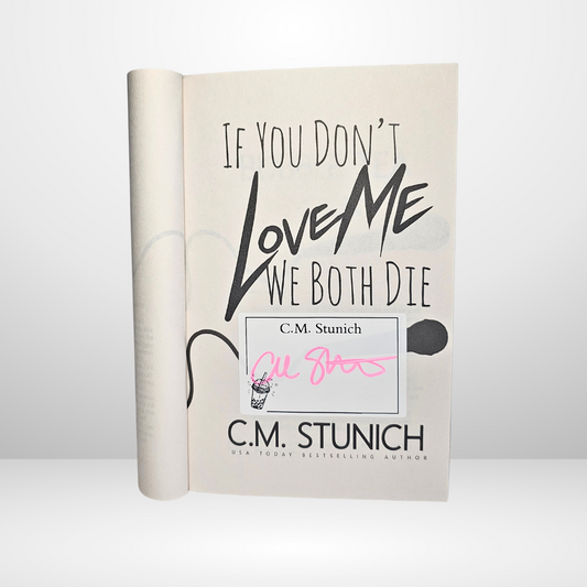 White Boba (Left) Bookplate Signed by C.M. Stunich