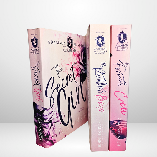 The Adamson All-Boys Academy Trilogy Signed by C.M. Stunich