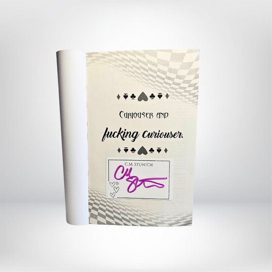 White Hearts Bookplate Signed by C.M. Stunich