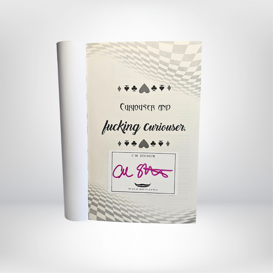 White Mad For You Bookplate Signed by C.M. Stunich