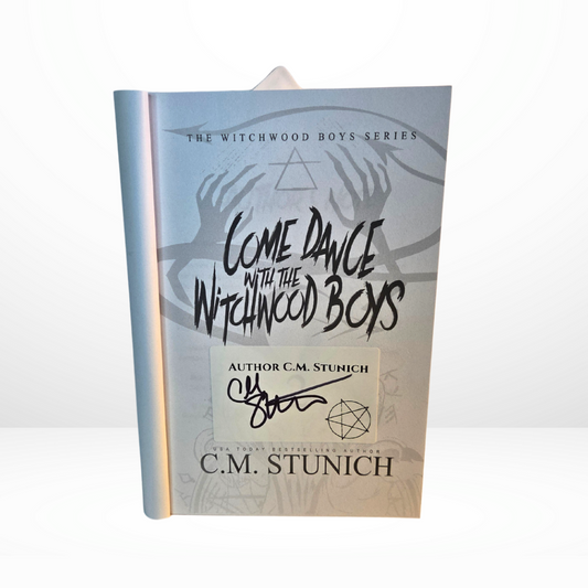 White Pentacle Bookplate Signed by C.M. Stunich