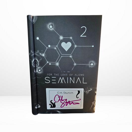 White tentacles Bookplate Signed by C.M. Stunich