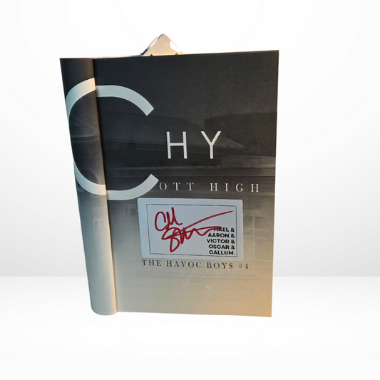 White Havoc Boys Bookplate Signed by C.M. Stunich