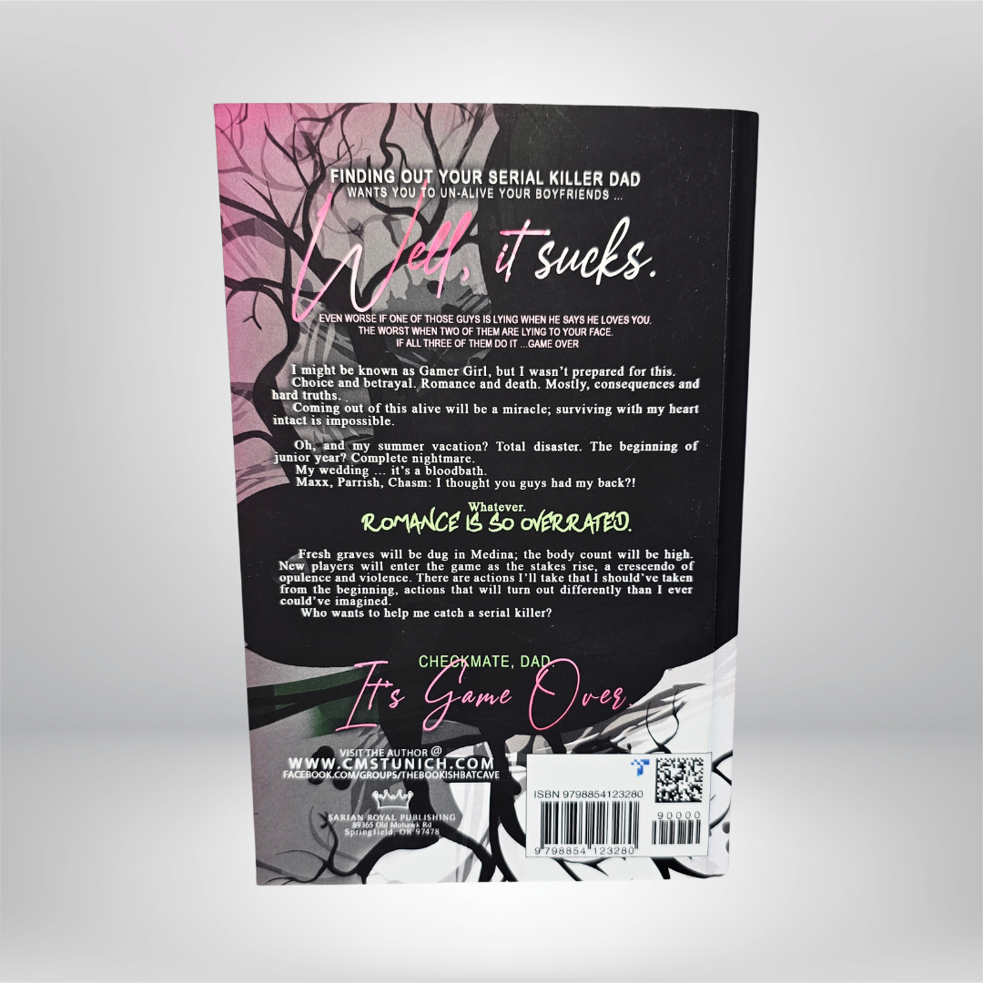 Game Over Boys Signed by C.M. Stunich - Book 4 of The Lost Daughter of a Serial Killer